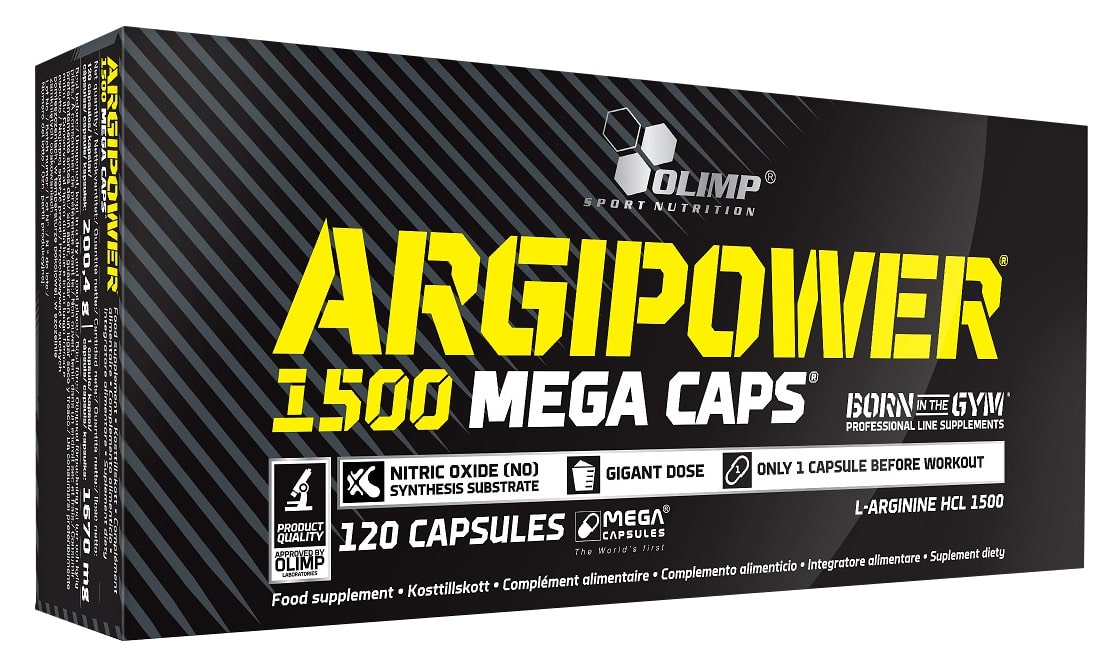 Olimp Nutrition - Argininový výkon 1500, mega kapsle - 120 kapslí