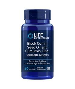 Black Cumin Seed Oil and Curcumin Elite Turmeric Extract - 60 softgels
