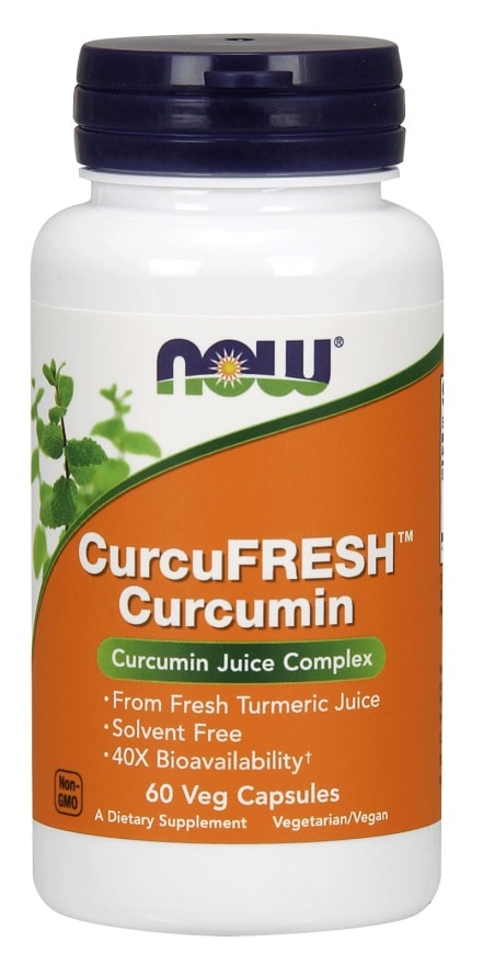 NOW Foods - Kurkumin Curcufresh, kapsle - 60 kusů