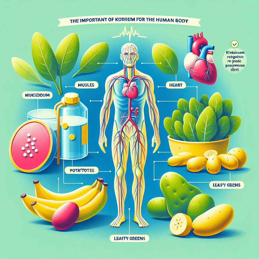 Význam draslíku pro fungování lidského těla