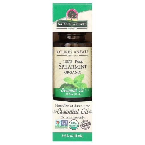 100% ren økologisk spearmint æterisk olie - 15 ml
