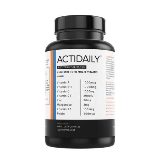 ActiDaily - 60 veganske pullulan kapsler