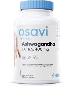 Ashwagandha Ekstra - 400 mg - 120 veganske kapsler