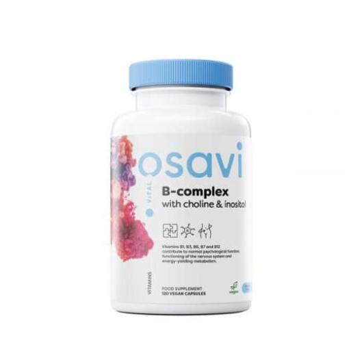 B-kompleks med cholin og inositol - B-kompleks med cholin og inositol - 120 veganske kapsler
