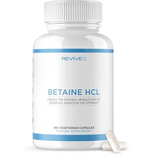 Betain HCl - 180 veganske kapsler