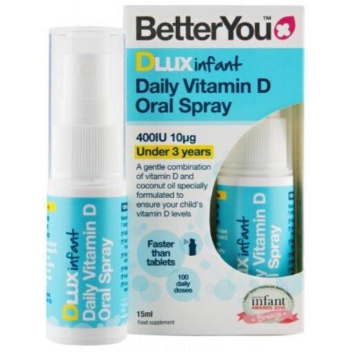 DLux Infant Daily Vitamin D Oral Spray - 15 ml.