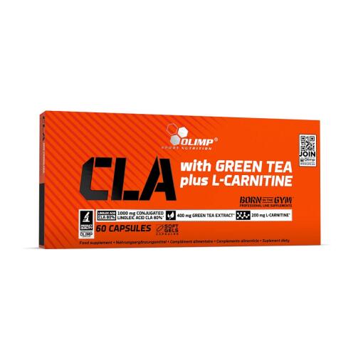 CLA med Grøn Te plus L-Carnitin - 60 kapsler