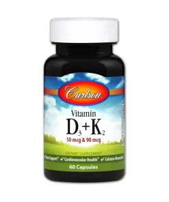 Vitamin D3 + K2 - 60 kapsler