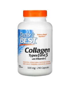 Kollagen type 1 og 3 med C-vitamin