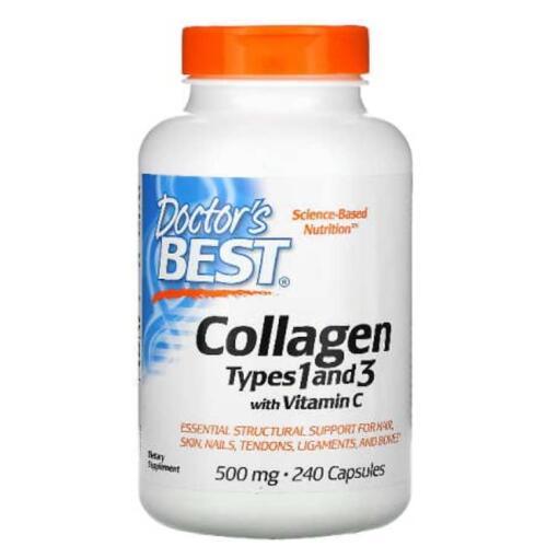 Kollagen type 1 og 3 med C-vitamin