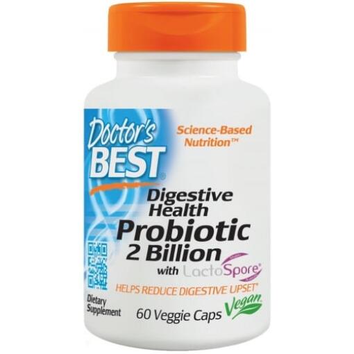 Digestive Health Probiotic 2 milliarder med LactoSpore - 60 vcaps
