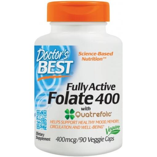 Fully Active Folate 400 med Quatrefolic