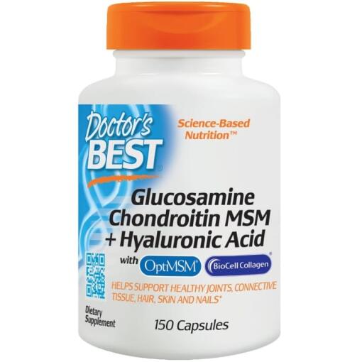 Glucosamin Chondroitin MSM + Hyaluronsyre - 150 kapsler