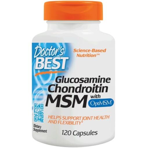 Glucosamin Chondroitin MSM med OptiMSM - 120 kapsler