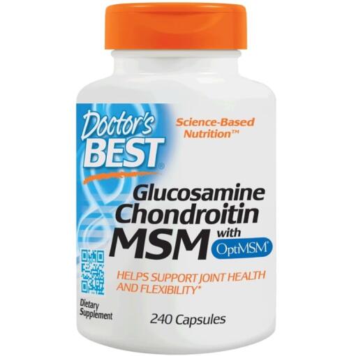 Glucosamin Chondroitin MSM med OptiMSM - 240 kapsler