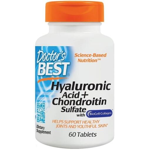 Hyaluronsyre + Chondroitinsulfat med BioCell Collagen - 60 tabs