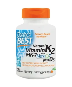 Naturligt K2 MK7-vitamin med MenaQ7 plus D3