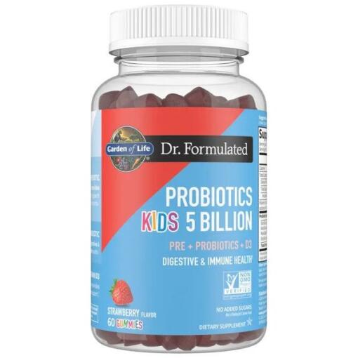 Dr. Formuleret probiotika til børn 5 milliarder gummibamser