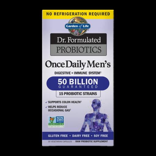 Dr. Formulated Probiotika Daglig til Mænd - 30 kapsler