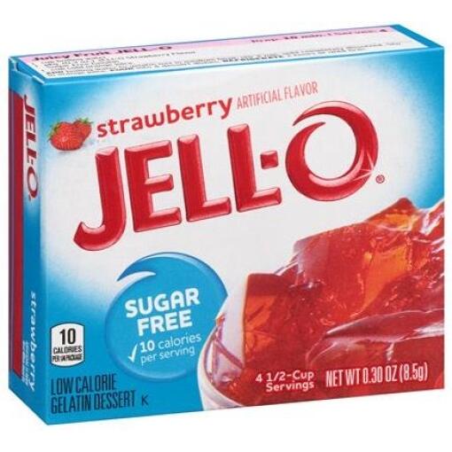 Gelatindessert Sukkerfri