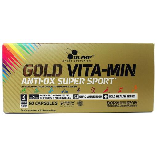 Gold VITA-MIN anti-OX super sport - 60 kapsler