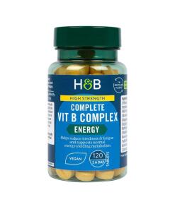 Højstyrke Komplet Vit B-Kompleks - 120 tabletter