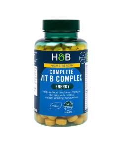 Højstyrke Komplet Vit B-Kompleks - 240 tabletter