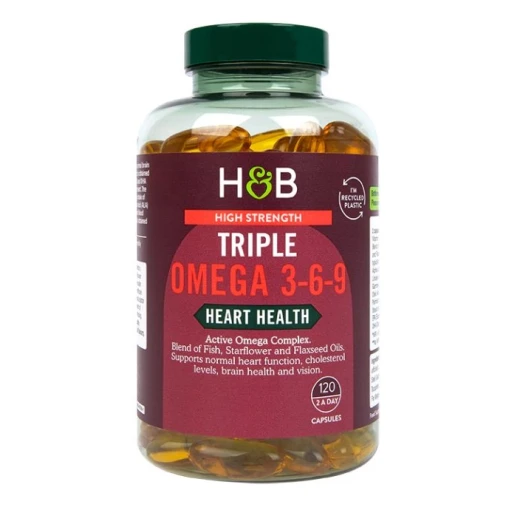 Højstyrke Triple Omega 3-6-9 - 120 kapsler