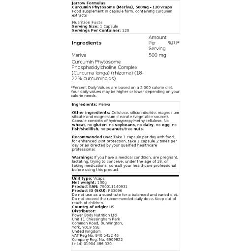 500mg - 60 hætteglas