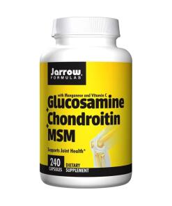 Glucosamin + Chondroitin + MSM - 240 kapsler
