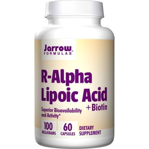R-Alpha Lipoinsyre + Biotin - 60 kapsler
