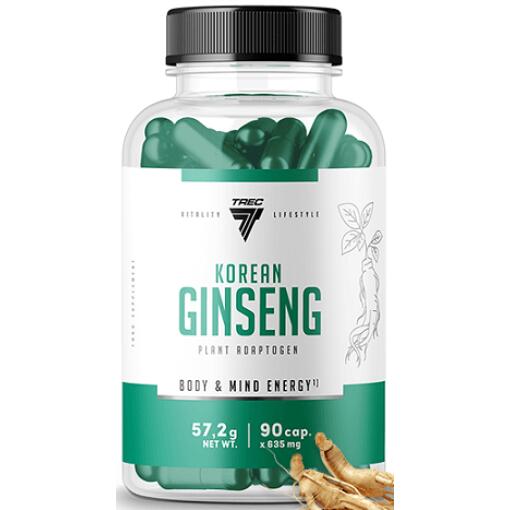 Koreansk ginseng - 90 kapsler