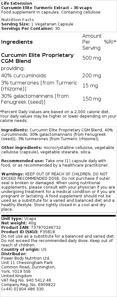 Elitní extrakt z kurkumy s kurkuminem - Obrázek 2