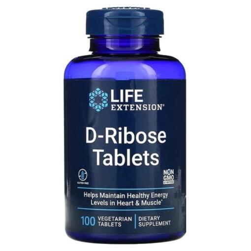 D-Ribose Tabletter - 100 vegetariske tabs