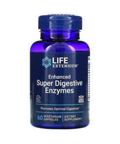 Enhanced Super Digestive Enzymer og Probiotika - 60 vcaps