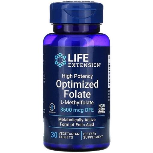 High Potency Optimized Folate - 30 vegetariske faner