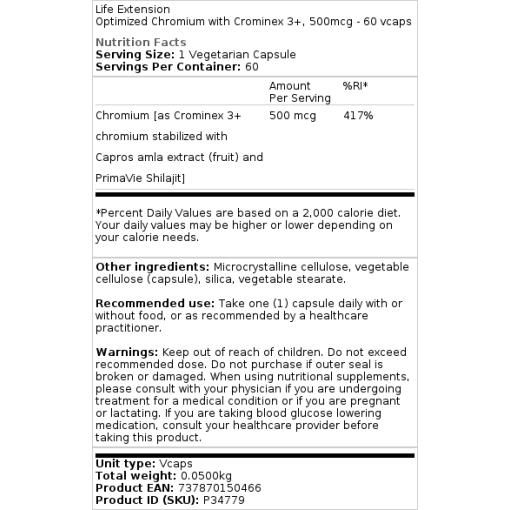 500mcg - 60 kapsler