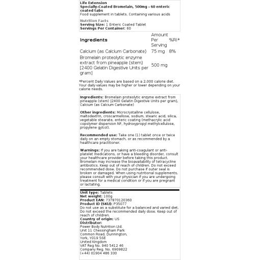 500mg - 60 vegetariske tabletter med enterisk belægning