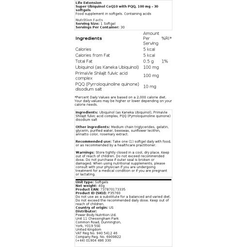 100 mg - 30 softgels
