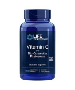 Vitamin C og Bio-Quercetin Phytosome - 250 vegetariske faner