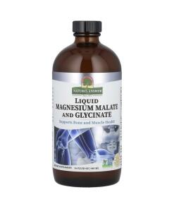 Flydende magnesiummalat og glycinat - 480 ml