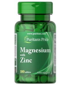 Magnesium med zink - 100 tabletter