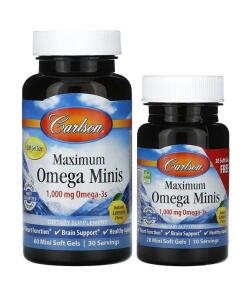 Maximum Omega Minis - 60 + 20 kapsler