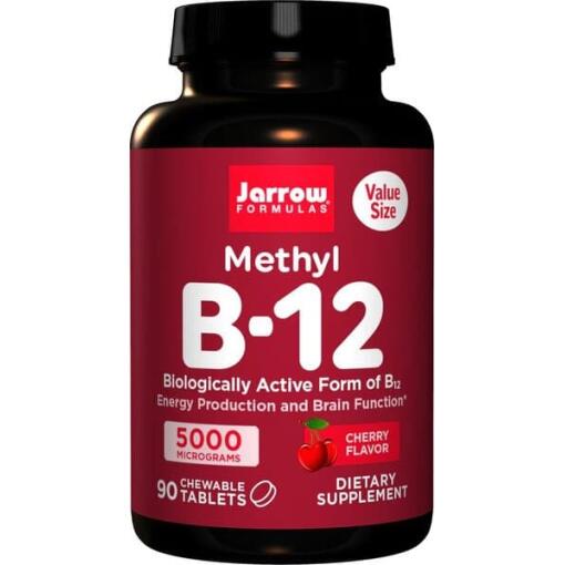 Methyl B-12 - 5000mcg (kirsebær) - 90 tyggetabletter