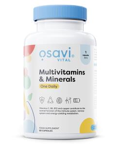 Multivitaminer & Mineraler Én Daglig - 60 kapsler