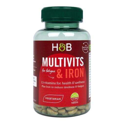 Multivitaminer & Jern - 240 tabletter