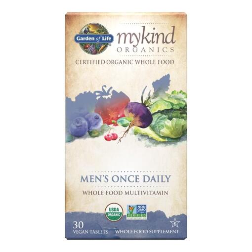 Mykind Organics Mænds Once Daily - 30 veganske tabletter