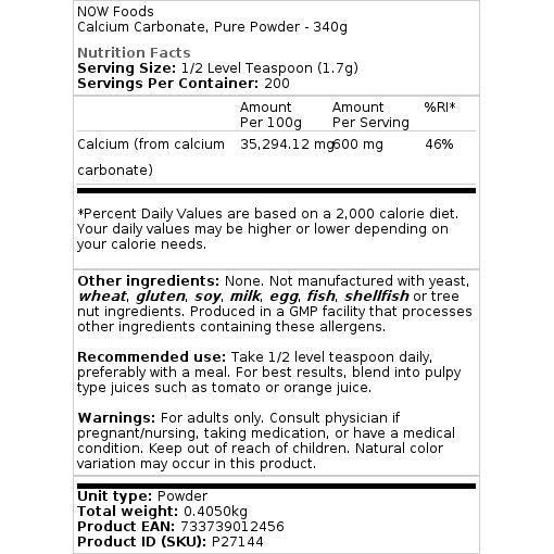 rent pulver - 340 g