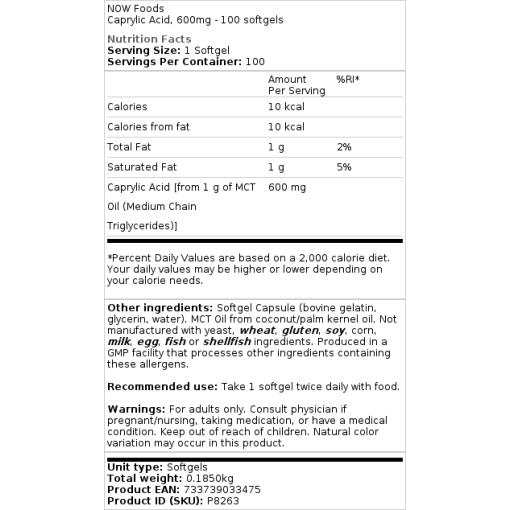 600 mg - 100 bløde kapsler