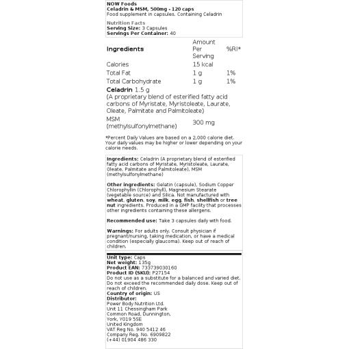 500 mg - 120 kapsler